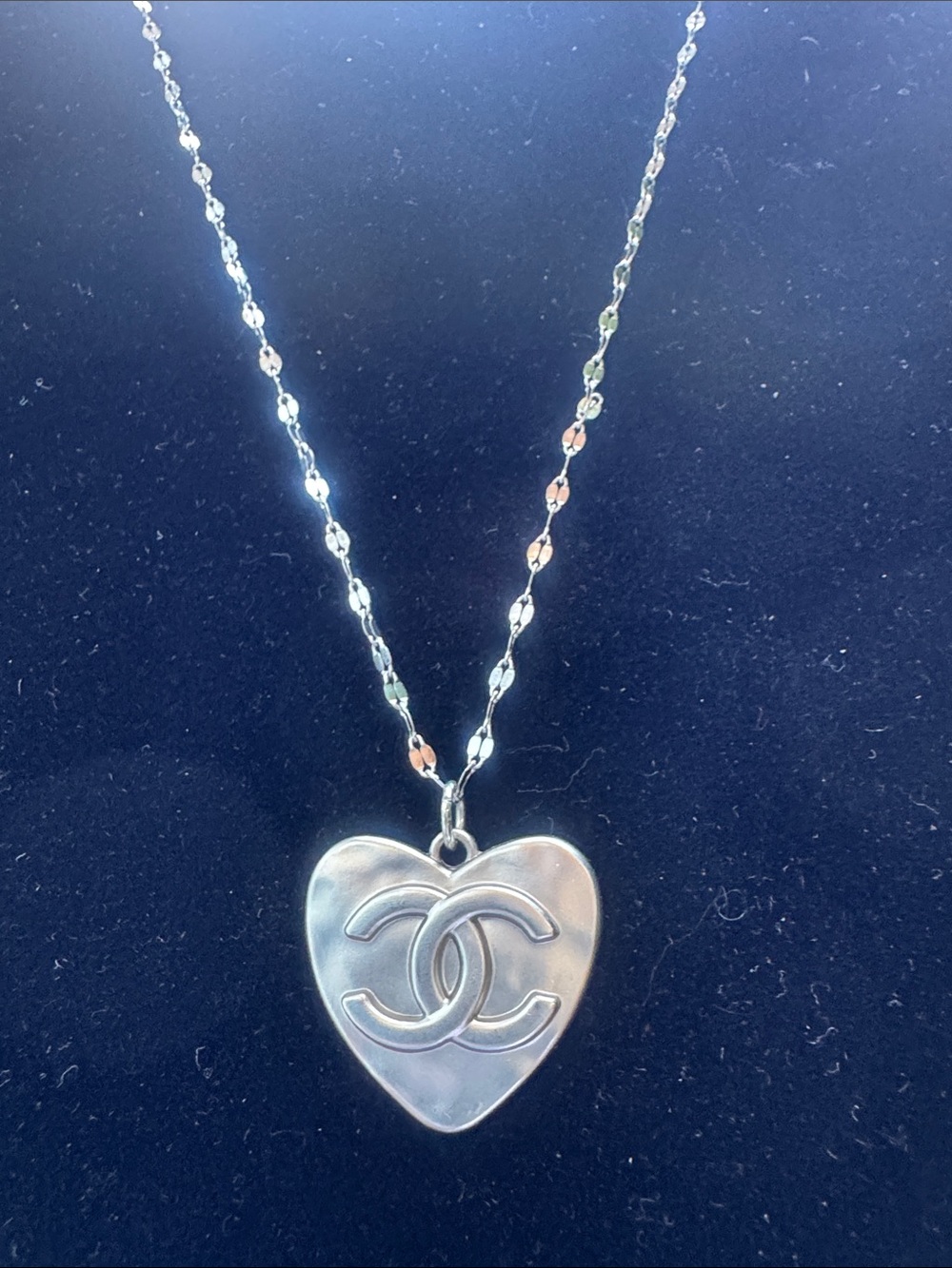 Necklace Silver Heart Pendant